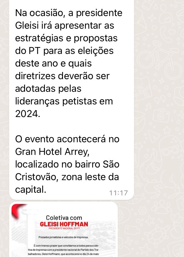 RafaelFonteles's tweet photo. Temos a ajuda agora da companheira @gleisi do @ptbrasil 

Vamos pra cima e vamos ganhar a prefeitura de Teresina em 2024.

Esquerda e você tudo a ver.

Não vamos esquecer esse ano de pagar os disparos em massa.

Já basta que o Bacelar não pagou em 2022.

Cadê a rede pra balançar. https://t.co/dITcQsN8CJ