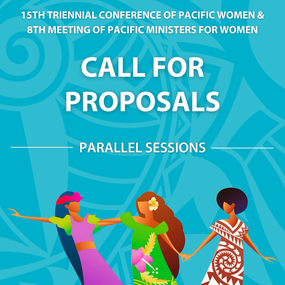 #PacificPeoples l Opportunity Alert ⚠️ We invite organisations and individuals to submit proposals for official parallel sessions at the 15th Triennial Conference of Pacific Women. Submit your proposal today! For more details, click: bit.ly/3VcYTja