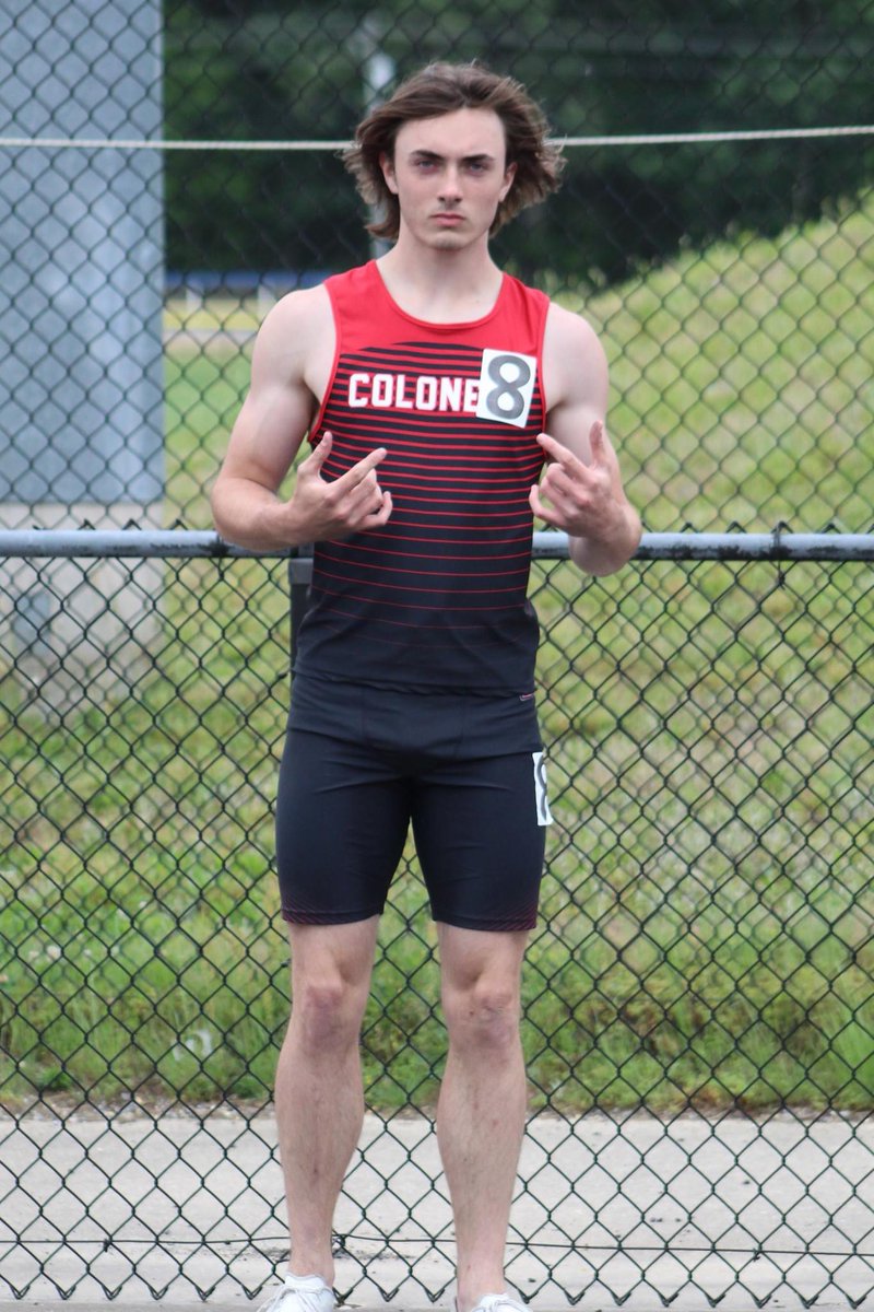 On the first day of the Maryland State Track and Field Championships, junior Aydan Downie has placed second in the state in the long jump event! #ColonelTOUGH #homegrown @ColonelAthletic Photos by TJ Brewer