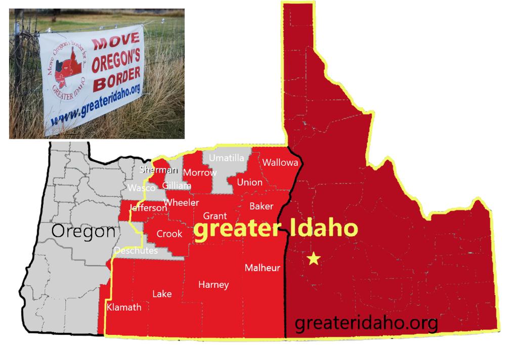 Oregon county secede Greater Idaho 13th Oregon County Votes to Join