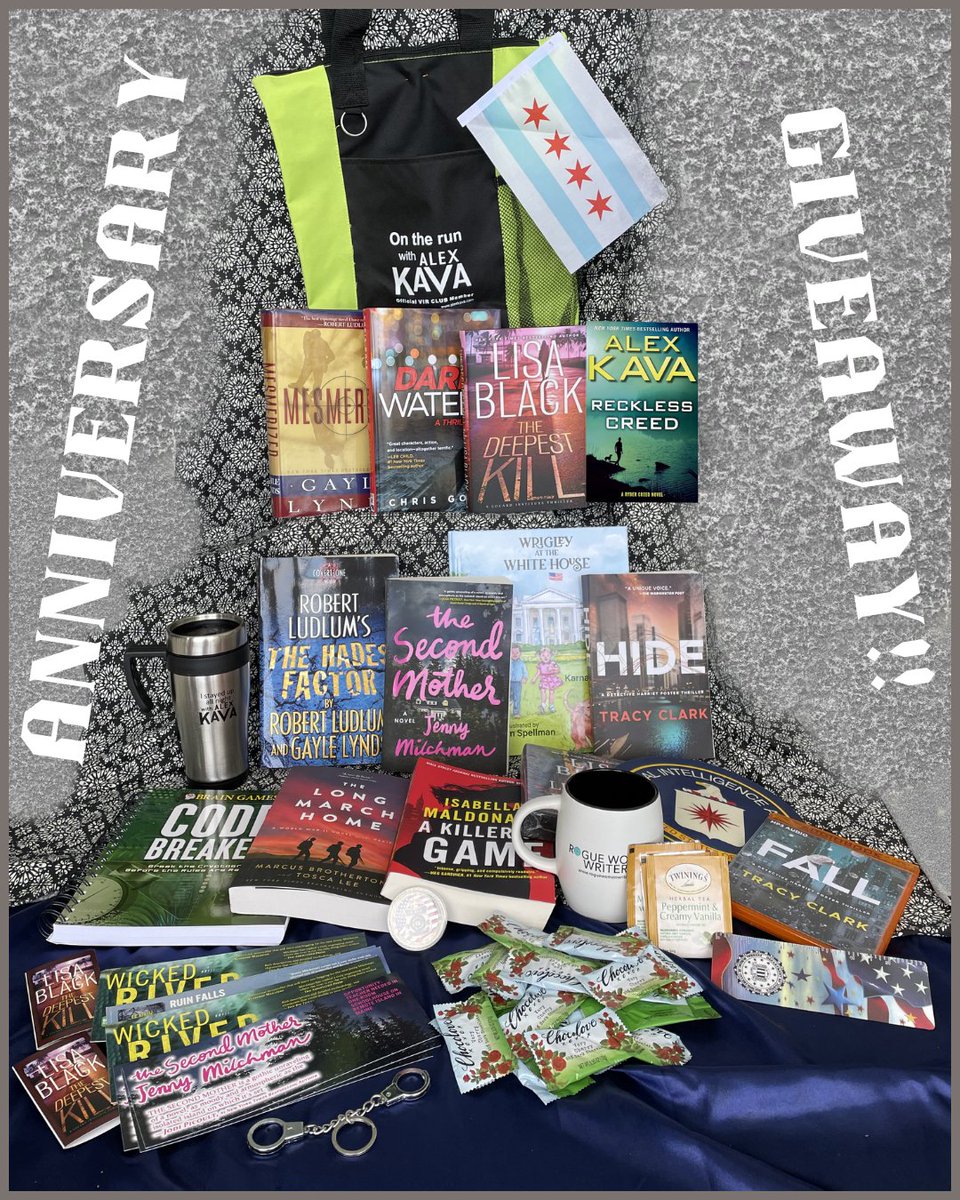 THE 2024 ROGUE WOMEN WRITERS ANNIVERSARY GIVEAWAY IS HERE!

To make the most of summer, one subscriber will win this tower of riches. Sign up here by June 10th to be entered: roguewomenwriters.com/subscribe/

<a href="/christinegoff/">Chris Goff</a> <a href="/KarnaBodman/">Karna Small Bodman</a> <a href="/gaylelynds/">Gayle Lynds</a> <a href="/ToscaLee/">Tosca Lee</a> <a href="/isabellambooks/">Isabella Maldonado</a> @tracypc6161