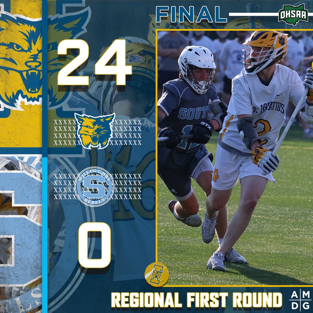 LAX: The Cats advance to the Regional Quarterfinal and will play St. Edward at 7 p.m. from Krenzler Field on Friday night! #GoCats