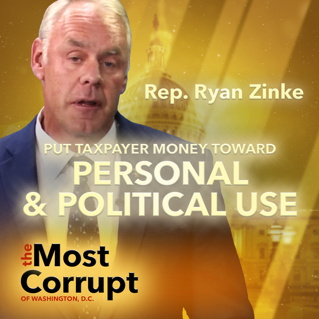 🚨 Rep. Ryan Zinke (#MT01) has made it on our annual list of #MostCorrupt politicians. From abusing taxpayer dollars to cozying up with corporate special interests, voters deserve to know just how corrupt he is. 🧵See for yourself: