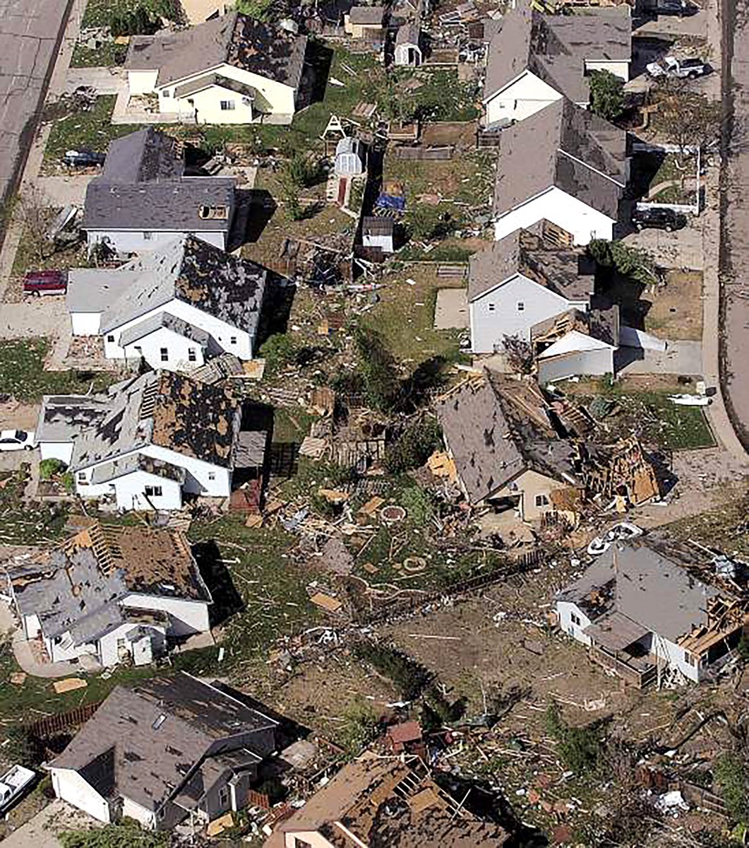 The Windsor tornado hit the town on this day 16 years ago. This is a photo I took of the Cornerstone subdivision on that day. If you have stories to share please do. The full story and more photos are available on the greeleytribune.com website.(Jim Rydbom/Staff Photographer