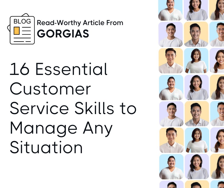 helpflowonline's tweet image. Boost your customer service with the top essential skills! Learn actionable tips to enhance customer satisfaction and loyalty. 🚀💡
👉 Read the full article in Gorgias by Deja Jefferson of @topicals : snip.ly/znbtdn
#HelpFlowShares #HelpFlow #CustomerService