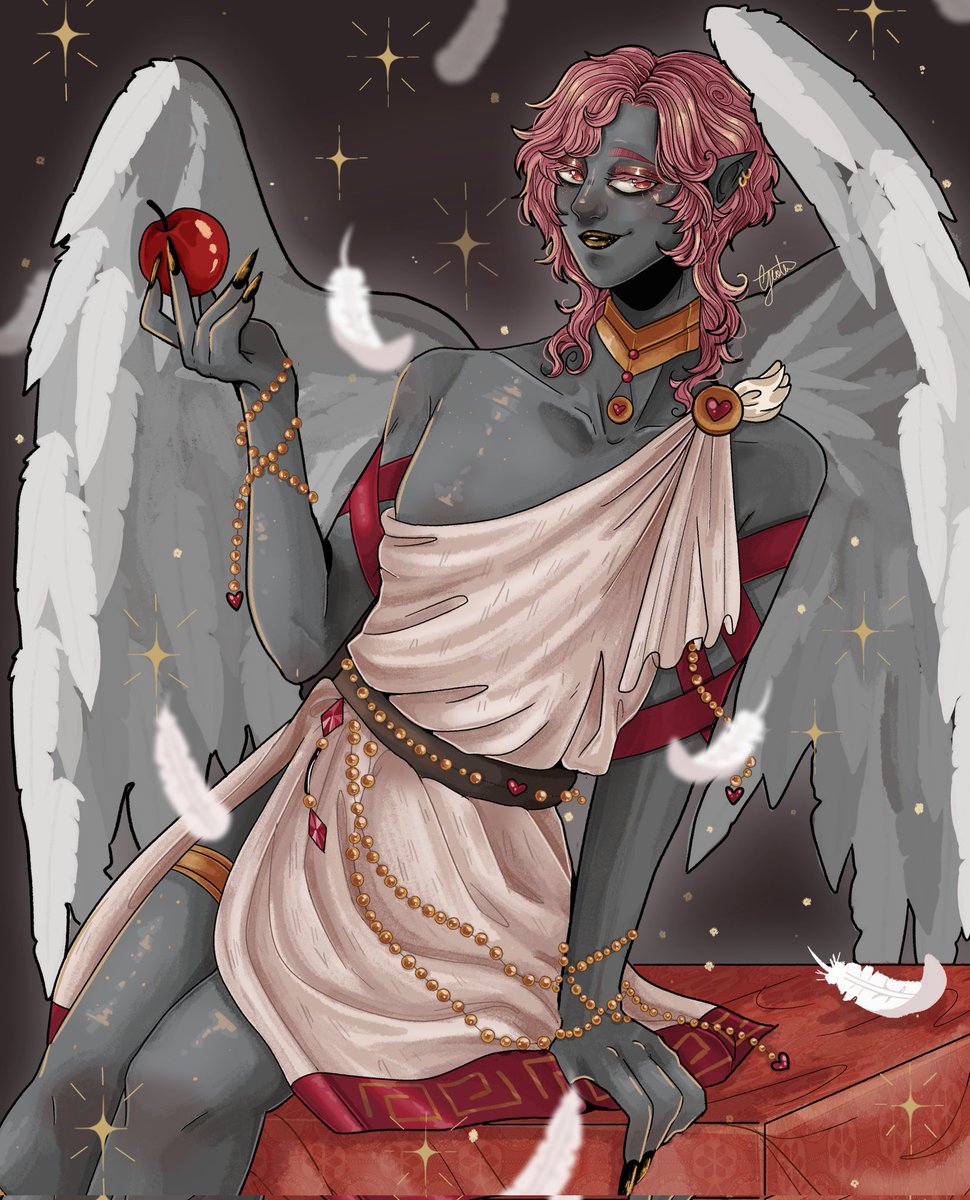 RavenJade_03's tweet photo. My baby  Valentine 
#oc #art #illusrtationart #artistoftwitter https://t.co/MIFWFNruQ4