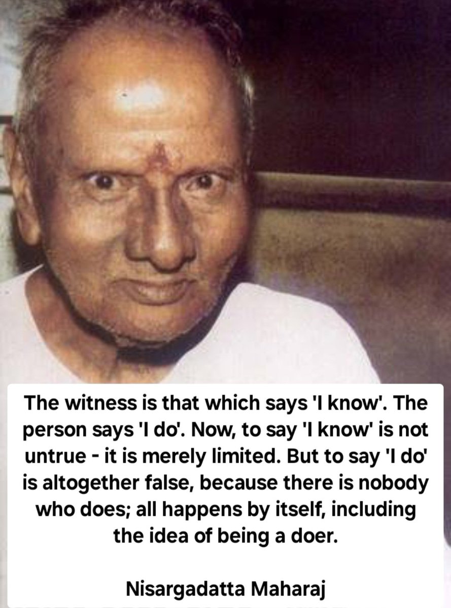 Exactly as a shadow appears when light is intercepted by the body, so does the person [vyakti] arise when pure self-awareness is obstructed by the 'I-am-the-body' idea. 

Nisargadatta Maharaj