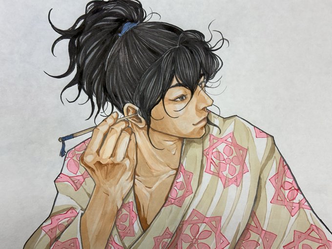 「kimono」 illustration images(Latest)