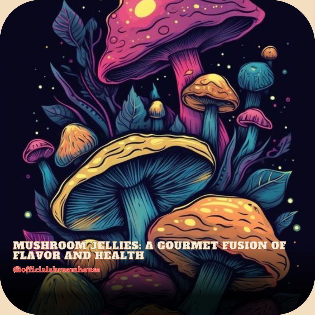 Experience the unique blend of flavor and health with mushroom jellies! 🍄✨ Perfect for pairing with cheeses, charcuterie, or adding to sauces. Enjoy the benefits of mushrooms in every bite. #MushroomJellies #GourmetCuisine #HealthyEating #Superfood #CulinaryInnovation