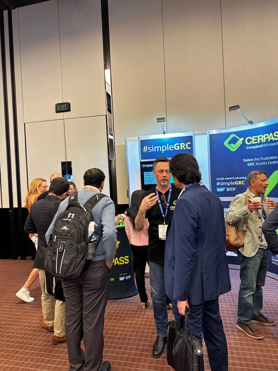 compliant_erp's tweet image. MSAP certainly has pulled a crowd!

Don&apos;t miss out on Phil&apos;s demo session at 10:05 am today. It&apos;s a must-attend at #MasteringSAP Collaborate 2024 as we walk through the common frustrations clients face as they navigate Access Control for SAP.

@CerpassSoft #technology #simpleGRC