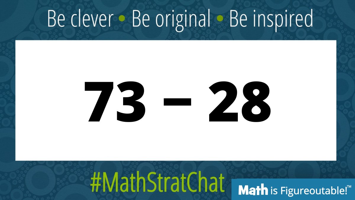 pwharris's tweet image. It&apos;s time for #MathStratChat!

Rules: post your favorite or a clever solution! It&apos;s also fun to comment on other&apos;s strategies.

Tell us about your reasoning. 

Like/Retweet so others can see! 

#MathIsFigureOutAble #MathChat #MTBoS #ITeachMath #MathEd #Mathematics