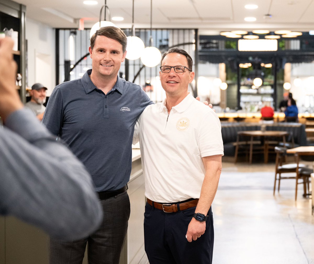 fun day in Lancaster, PA hosting Pennsylvania Governor Josh Shapiro <a href="/GovernorShapiro/">Governor Josh Shapiro</a>