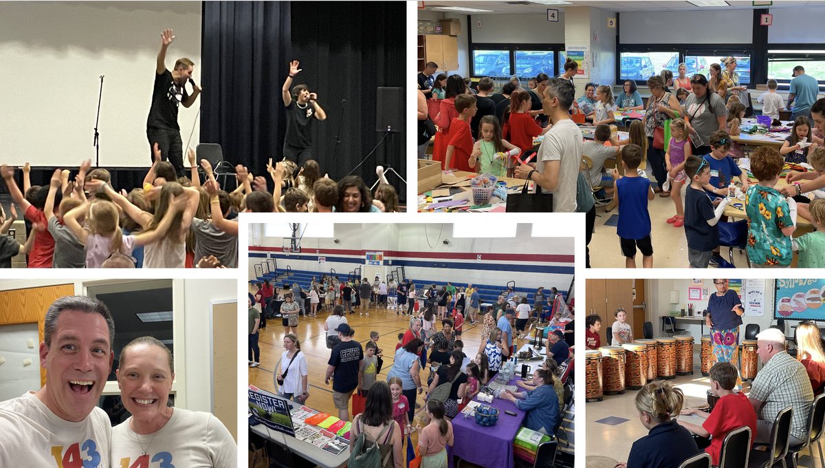 What a truly special #143Day evening in @ShalerArea❣️ Thank you for being such great neighbors, @JoshandGab, @WQEDEDU, @PghKids, @LIGHT_init, @CulturalTrust, @FredRogersInst, @aclalibraries, @remakelearning, and @RemakeDays. Happy #RemakeDays ➕ Happy #143DayinPA❣️