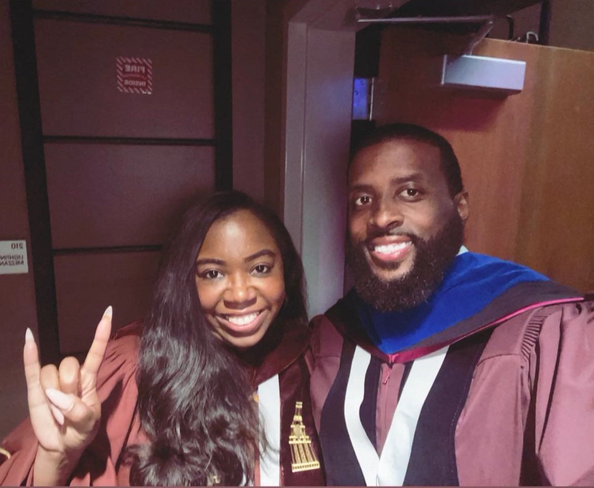 A Longhorn and an Aggie! Graduation #2!