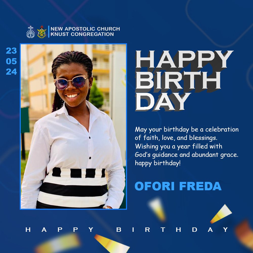 Happy birthday Freda 🥳🥳❤️🎉. May God bless you and have a great day !

#mynacfamily #prayerworks