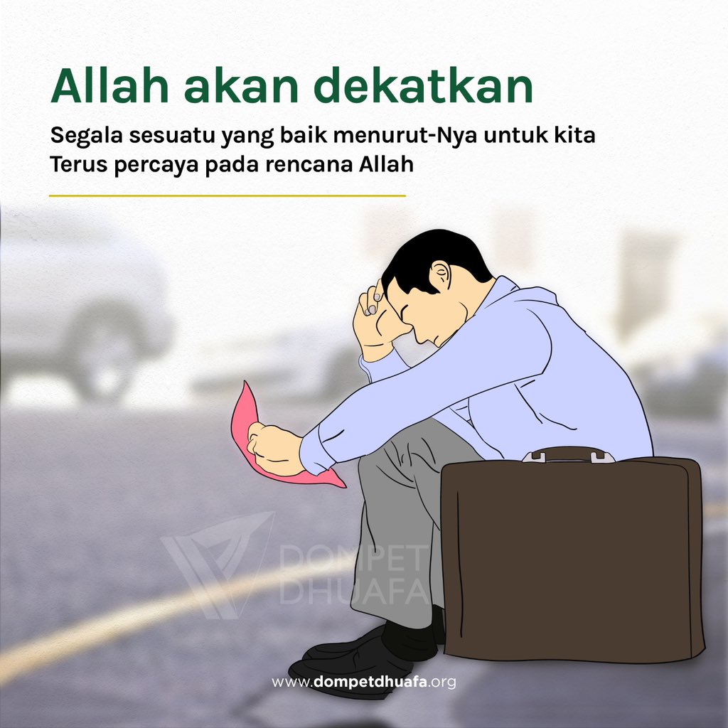 Allah tahu kita menunggu jawaban. Allah juga tahu sebesar apa usaha yang sudah kita lakukan. Sabar dan serahkan semuanya kepada Allah. Sebab apa yang baik menurut-Nya untuk kita, akan Allah dekatkan jalannya.