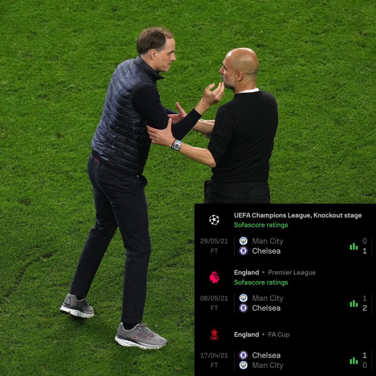 FutebolChelsea's tweet photo. You think McKenna can dominate elite mangers like this? No chance. https://t.co/ufmQlfzzJ3