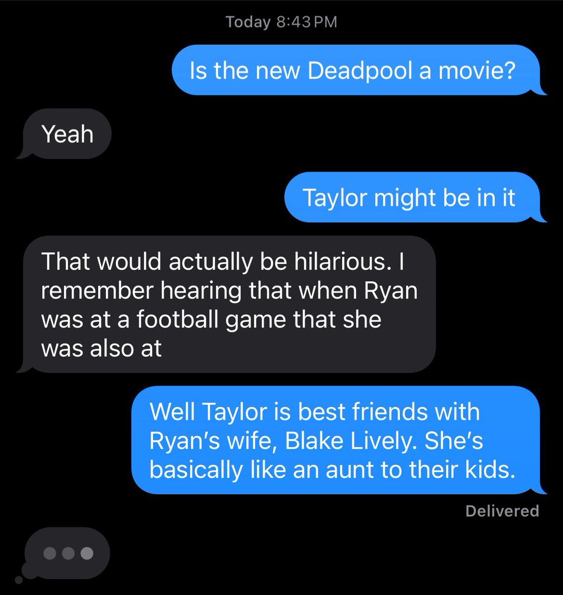 Texts with my husband