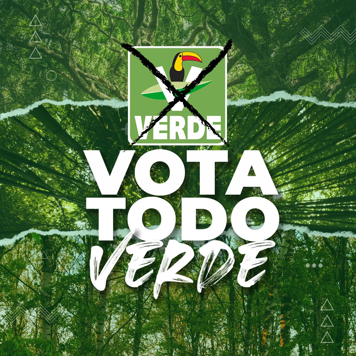 Este 2 de junio vota por un México más Verde. #VotaTodoVerde #VotaVerde