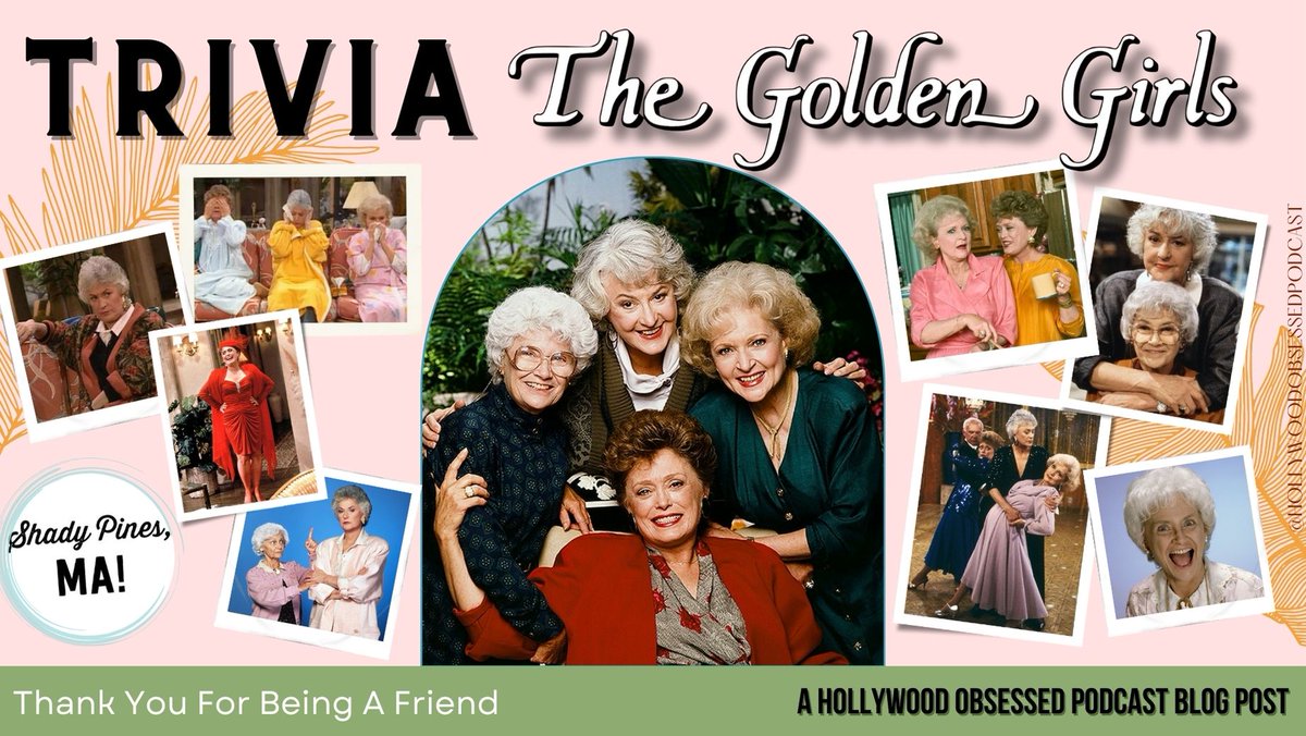 Check out my latest blog post “Trivia #thegoldengirls” on the @HLWDobsessed website. Then listen 2 the new interview w writer @zimmermanstan who tells podcast host @tonymiros all about his new memoir #TheGirlsFromGoldentoGilmore Listen now! hollywoodobsessedthepodcast.com/blog/trivia-th…