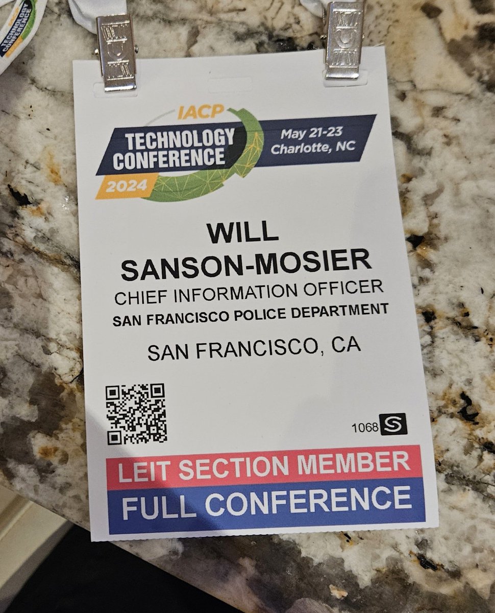 Last night in <a href="/CLTgov/">City of Charlotte</a> for the <a href="/TheIACP/">The IACP</a> Technology Conference 2024! Exciting tech innovation within public safety and <a href="/SFPD/">San Francisco Police</a>Chief, <a href="/LondonBreed/">London Breed</a>, and @SFPD are on the cutting-edge.