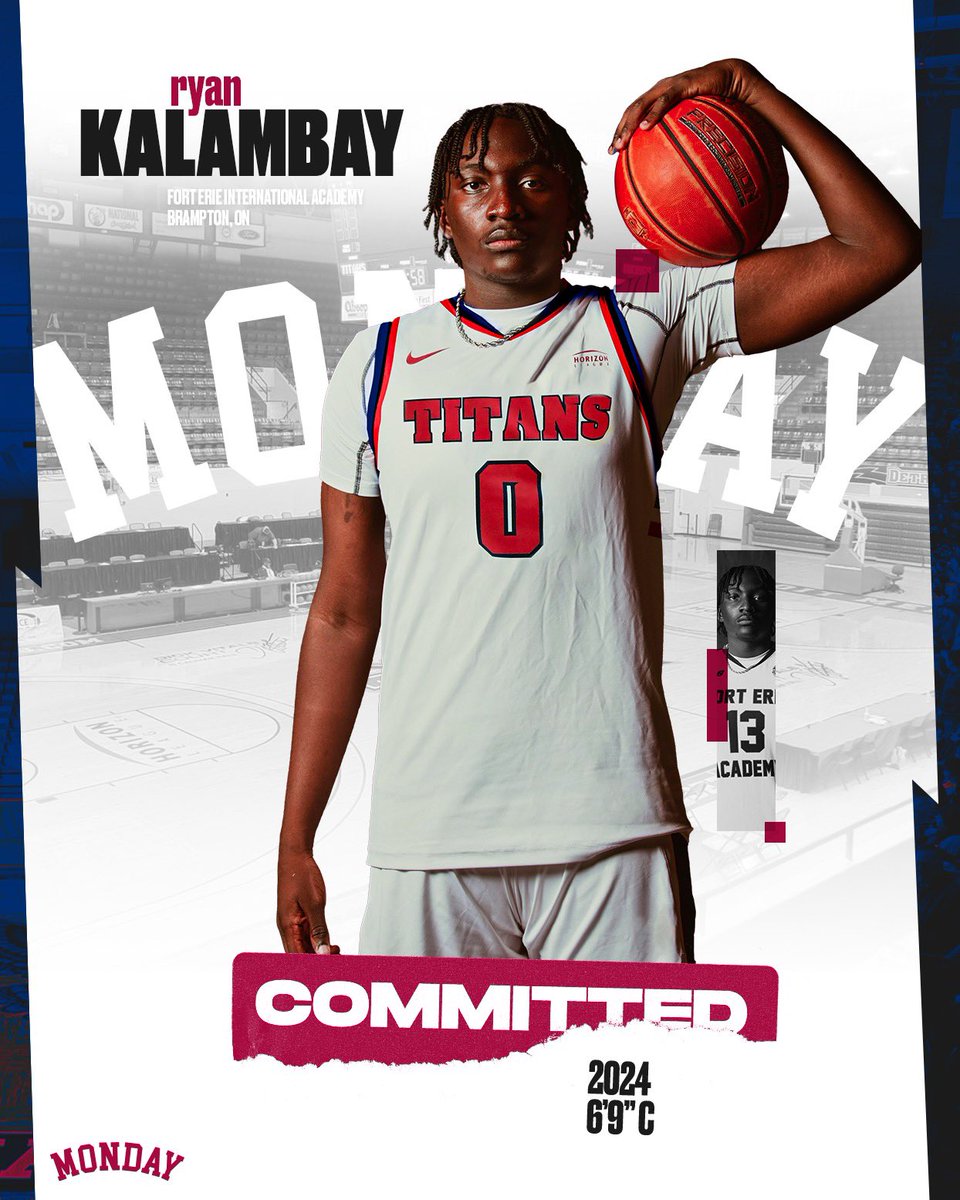 6’9 2024 C Ryan Kalambay (Fort Erie/UPlay) has committed to Detroit Mercy!!