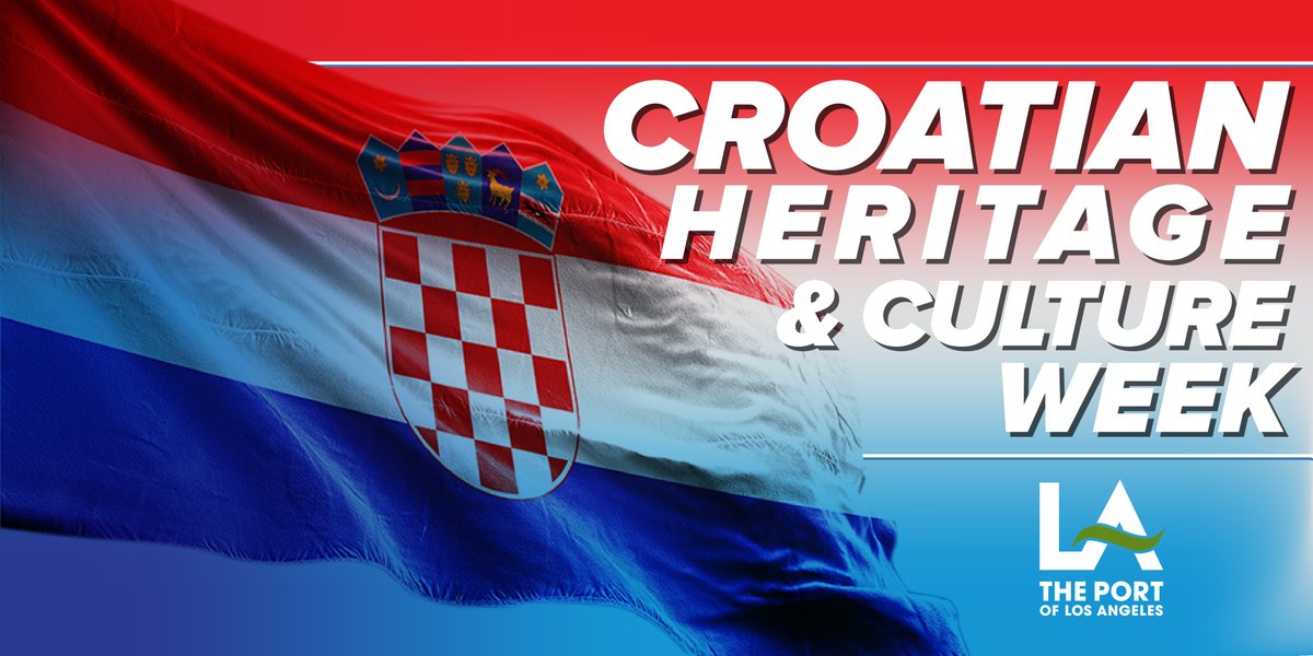ICYMI: As #CroatianHeritageandCultureWeek comes to a close, we want to extend a special thanks to the @LACity Harbor Department employees who shared their stories in celebration of the unique connection between Croatia and the Port of Los Angeles.
Video: youtu.be/oGyI8evz9BU