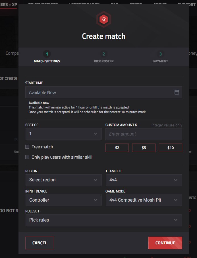 SplitgateAgent's tweet image. 🚨 ANNOUNCEMENT: 

We have wagers to play 4v4 cash matches on our website now!

Go to: esportsagent.gg/wagers &amp;amp; filter game to XDefiant

♻️ RT TO SPREAD AWARENESS