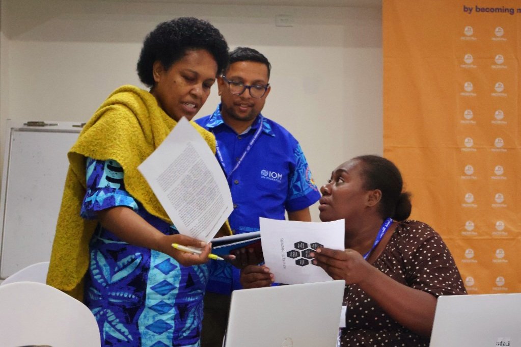 PlusPacer's tweet photo. Pacific officials in Nadi, Fiji (20-24 May) are gaining critical negotiation skills for labour mobility agreements, taught by @ITCILO experts. #PACERPlus https://t.co/AQkbcxUfOM