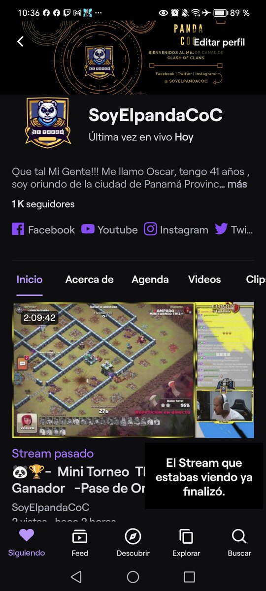 Soy El Panda COC (@soyelpandacoc) on Twitter photo 😱 Se que no es nada!
Quizas muchos diran que estoy loco. Pero me siento orgulloso de mi, lo que empezo como un hobbie y a donde e llegado 1k de personas que me ven.
Gracias a <a href="/BulmaId/">Bulma ID</a>
Gracias a <a href="/AndreasBexha22/">✨Andreas Bexha🌪</a>
Gracias a <a href="/CandyGamerC_/">CandyGamerC</a>
😭🥰🐼🇵🇦🙏
Sin ustedes esto no pasaria. 😱 Se que no es nada!
Quizas muchos diran que estoy loco. Pero me siento orgulloso de mi, lo que empezo como un hobbie y a donde e llegado 1k de personas que me ven.
Gracias a <a href="/BulmaId/">Bulma ID</a>
Gracias a <a href="/AndreasBexha22/">✨Andreas Bexha🌪</a>
Gracias a <a href="/CandyGamerC_/">CandyGamerC</a>
😭🥰🐼🇵🇦🙏
Sin ustedes esto no pasaria.