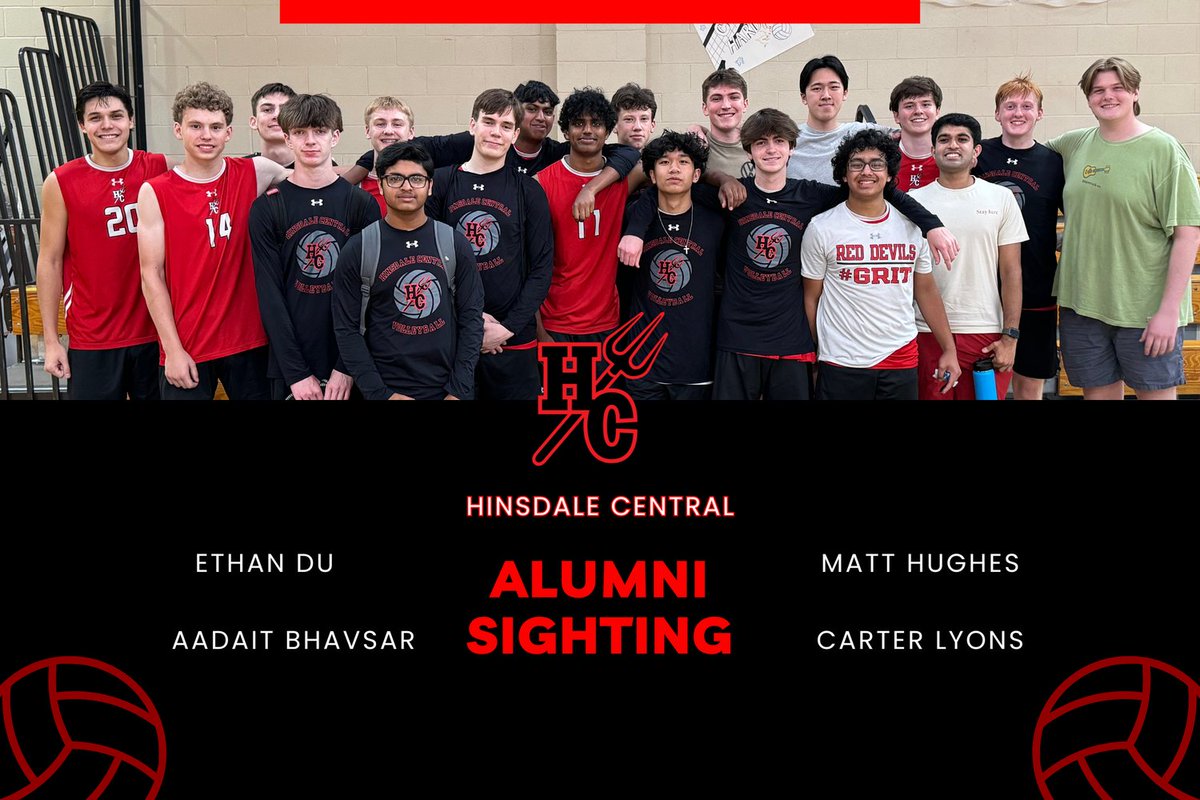 We had some more alumni come out and support us last night to cheer us on to victory in the semi-regional! Family always comes first! Friendly reminder that we play in the Regional Championship against OPRF at 4:30pm at Fenwick HS on 5/23! Let’s go Red Devils!