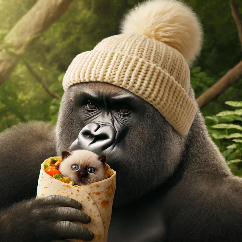 PurritoSol69's tweet photo. @mushmoonz Harambe likes purritos https://t.co/wgX7Us0uZL
