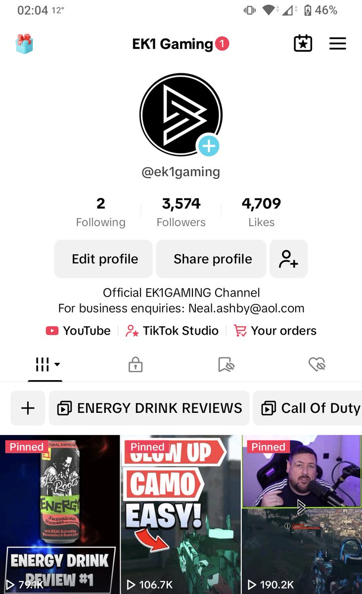 Nearly 80k on my First video of the "Reviewing Energy Drinks" series. We will be doing 50 energy drinks so go and follow me on TikTok to see them all! Also comment on the video to let me know what drink I should try next! 

,<a href="/MonsterEnergy/">Monster Energy</a> <a href="/GFuelEnergy/">G FUEL®</a> <a href="/RubiconRAW/">Rubicon RAW Energy</a> <a href="/RedBullUK/">Red Bull UK</a>