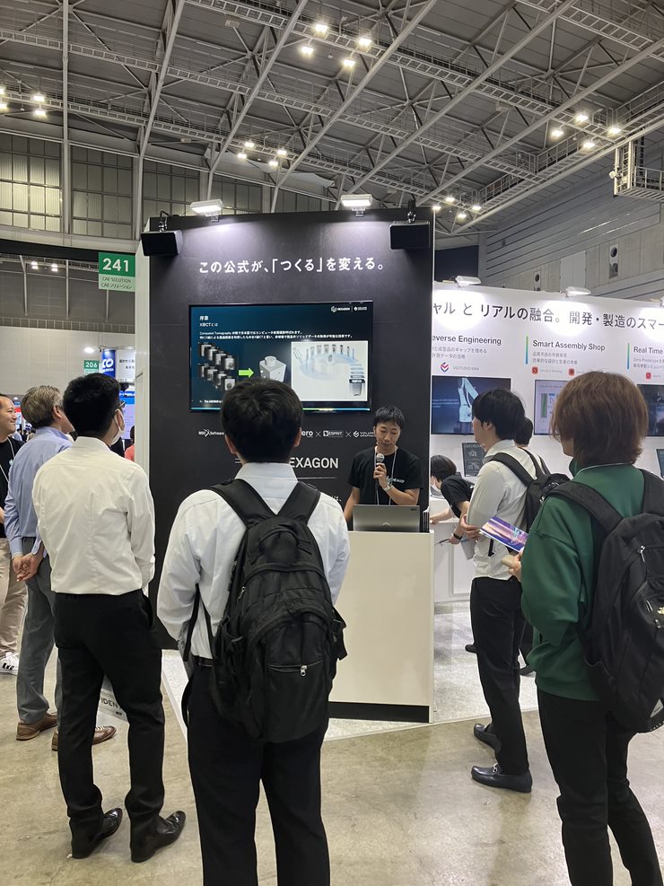HexagonMI_Japan's tweet photo. 本日も #人とくるまのテクノロジー展 2024に出展中です🙂
車両挙動シミュレーションを始め、#産業用X線CTデータ解析 、サーマルマネジメント、コストとCO2排出量の最適化 (#Tset) などのソリューションに興味がある方、是非お立ちよりください。(小間番号:241)
皆様のご来場お待ちしています✨ https://t.co/IK5Q7CJxpw