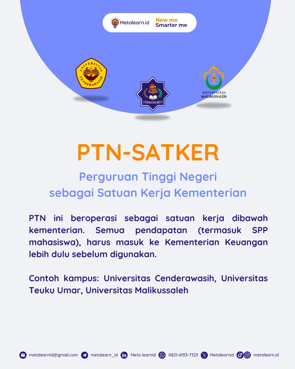 Metalearnid's tweet photo. Gimana, sudah menambah wawasan Sobat Meta belum, nih? 😆

Halo Sobat Meta!

#infoptn #ptn #ptnindonesia #masukptn #pejuangptn #metalearn #ptnbh #ptnblu #universitas #ptnsatker #mahasiswa #utbk #studytwt #perguruantinggi https://t.co/8MUWGBeARt