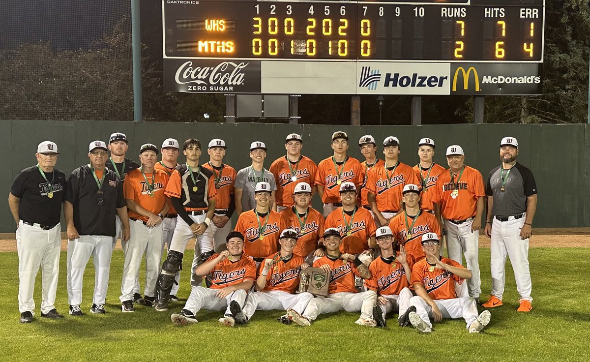 SE District Division II BASEBALL Champions - Waverly Tigers. officials.myohsaa.org/Admin/Bracket/…