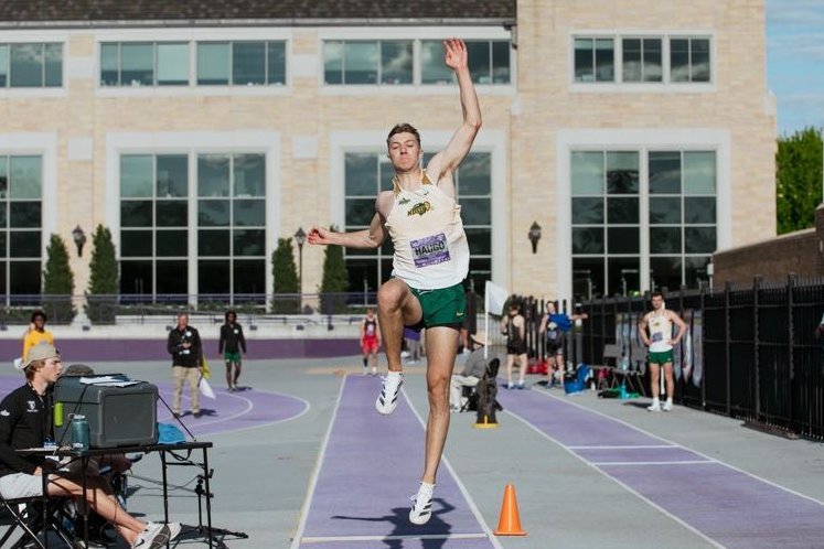 Michael Haugo capped his freshman season with a 24th-place finish in the long jump at the NCAA West Prelims, posting a mark of 24-07.25 (7.50m).

He entered the meet ranked 39th in the West, and out-performed that ranking by 15 places.