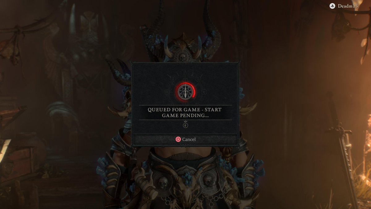 Deadm15's tweet photo. @Diablo your servers feeling alright today? I get in twice and get stuck with long loading screens. 🙁
#diabloIV #serverlag #notfun https://t.co/Uq8ryzAc8o