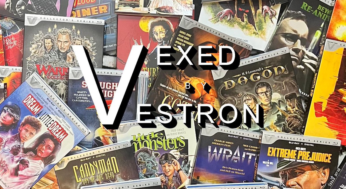 hexsyn's tweet image. Vexed by Vestron coming soon. #vestronvideo #horrormovies #bluraycollection #bluray