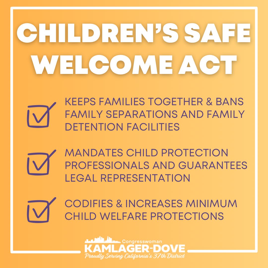 The Trump Admin’s inhumane family separation policy revealed a disturbing lack of protections for children in our immigration system. Proud to partner with @SenJeffMerkley to introduce legislation to structure the immigration process around child welfare. #WelcomeAllChildren