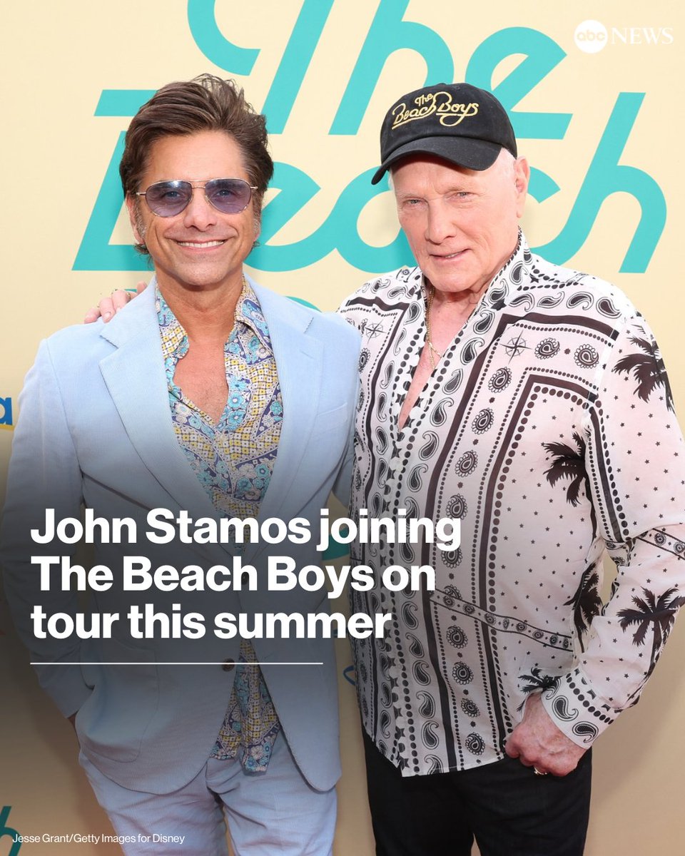 John Stamos is hitting the road with The Beach Boys this summer.

The 'Full House' alum — who has a longstanding relationship with the band — will join the group for a string of dates celebrating the 50th anniversary of their 'Endless Summer' album. trib.al/YWIrRnM