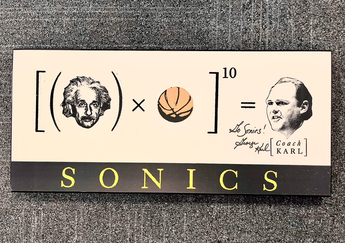 elevatedtv's tweet photo. Found these old Sonics promo pieces cleaning out the storage closets at our ad agency in Seattle. Thought you might dig these @CoachKarl22 https://t.co/02zC30Dfqi