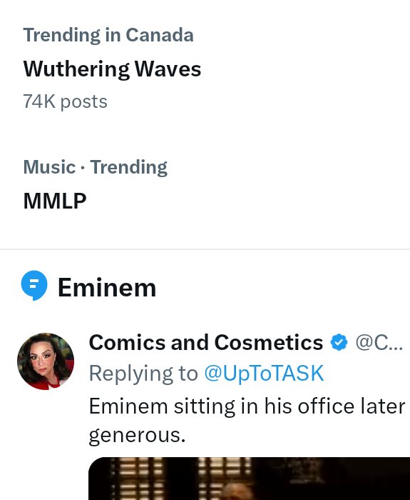 EminemSupport2's tweet photo. MMLP is trending 🔥📈
#Eminem #TheDeathOfSlimShady https://t.co/ene3kfHtua