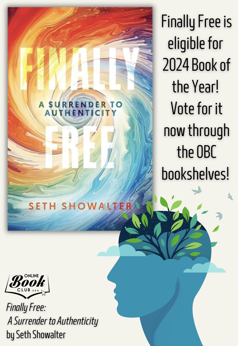 InnerPeaceBooks's tweet photo. Finally Free: A Surrender to Authenticity by Seth Showalter, @rebel_show
Published by: Quoir Publishing, @quoirpublishing

72 members have Finally Free in their OBC shelves! Add it to yours today!

Read more here! https://t.co/JO2HWpDLUh

#OnlineBookClub #Biography #Spirituality https://t.co/jkcqEMY14v