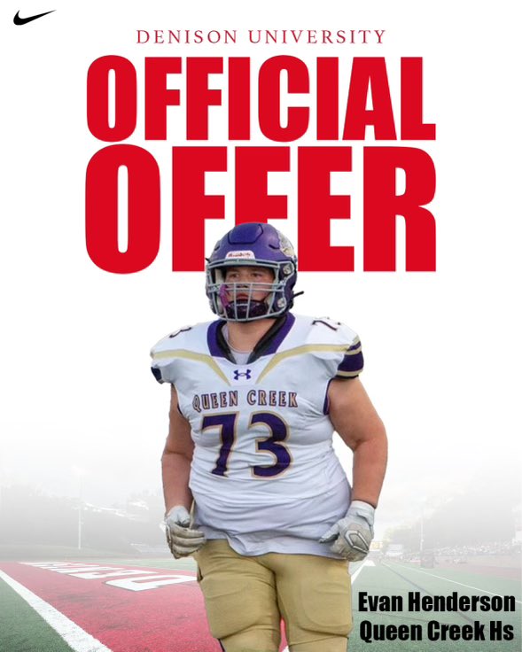 EvanHenderson73's tweet photo. After a great call with @coachhatem I’m blessed to receive an official offer from @DUFootball! 
@TSchureman @CoachHowardQC @QC_football @CoachPerrone @CodyTCameron https://t.co/LIx9vrVh7a