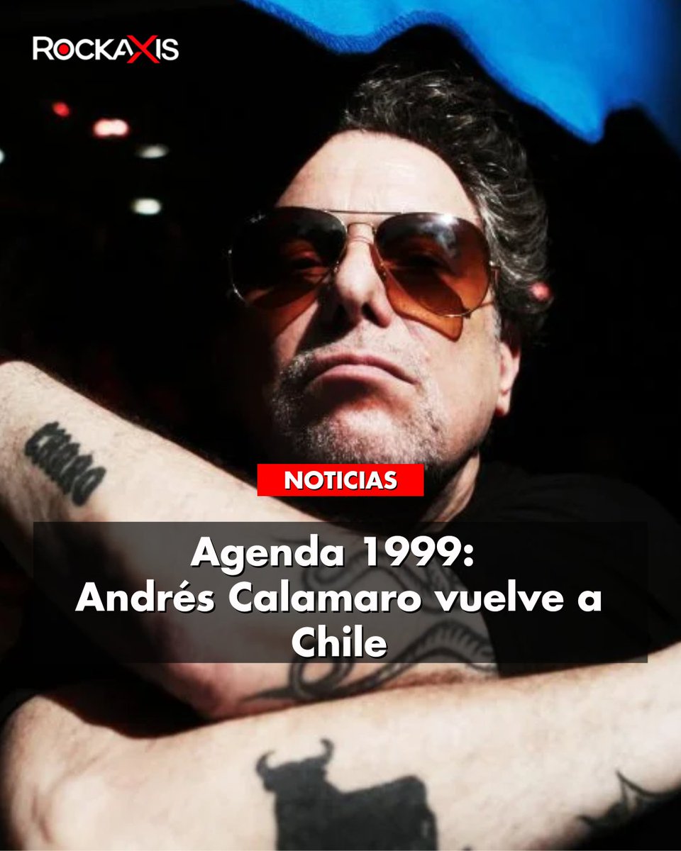 **¡Andrés Calamaro regresa a Chile! 🇨🇱** El icónico músico argentino anunció su concierto en el Teatro Caupolicán el 18 de octubre, parte de su gira 'Agenda 1999'. 🎸 Disfruta en vivo de clásicos de su álbum 'Honestidad Brutal' y más. Para más detalles, visita nuestra web. ¡No