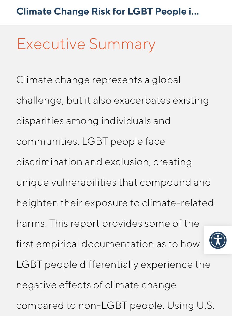 UCLA published a study claiming climate change impacts LGBTQ people more than non LGBTQ people. Climate change is homophobic. Beyond parody