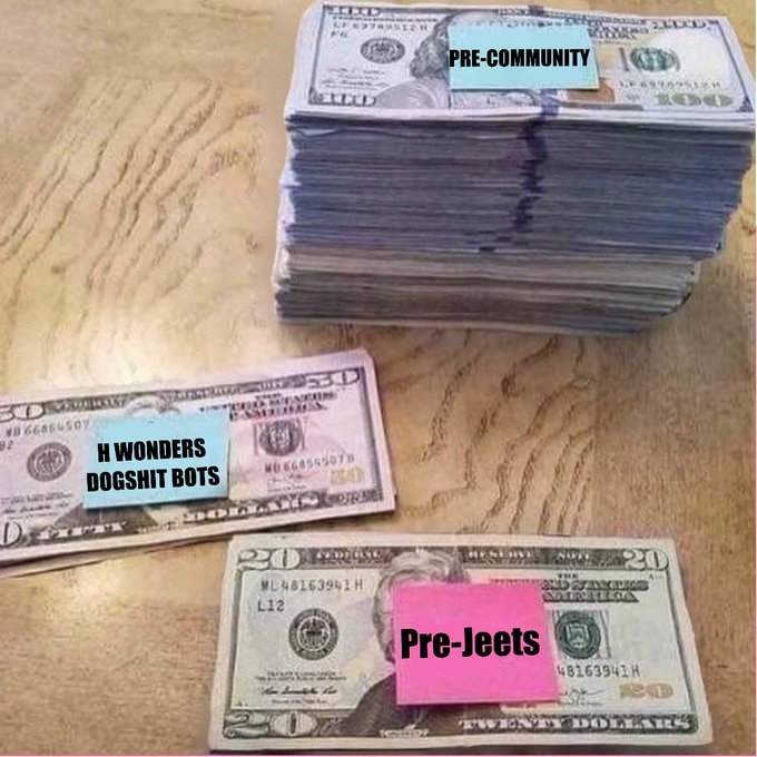PRE-COMMUNITY TAKEOVER  ☜  

1. Like  
2. Repost 
3. Turn on Notifications  
4. Comment your $SOL address   

Be retardio when others are fearful bros  

imagine pre-betting against us 😹