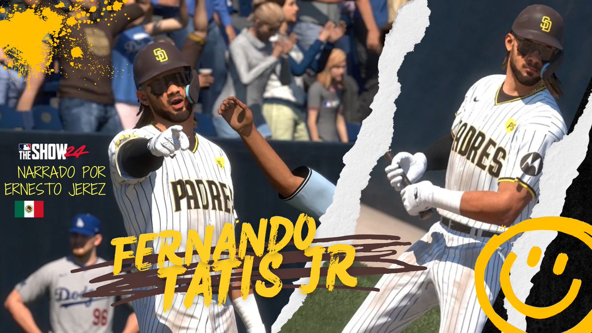 SportsgameMx's tweet photo. El TRIPLE REMOLCADOR de FERNANDO TATIS JR con los PADRES DE SAN DIEGO. Narrado en ESPAÑOL por ERNESTO JEREZ en MLB THE SHOW 24.
https://t.co/vDPZMAqacN

#mlb #mlbtheshow #mlbtheshow24 #padres #sandiego #padreswin #videogames #baseball https://t.co/CgiJikKHjh