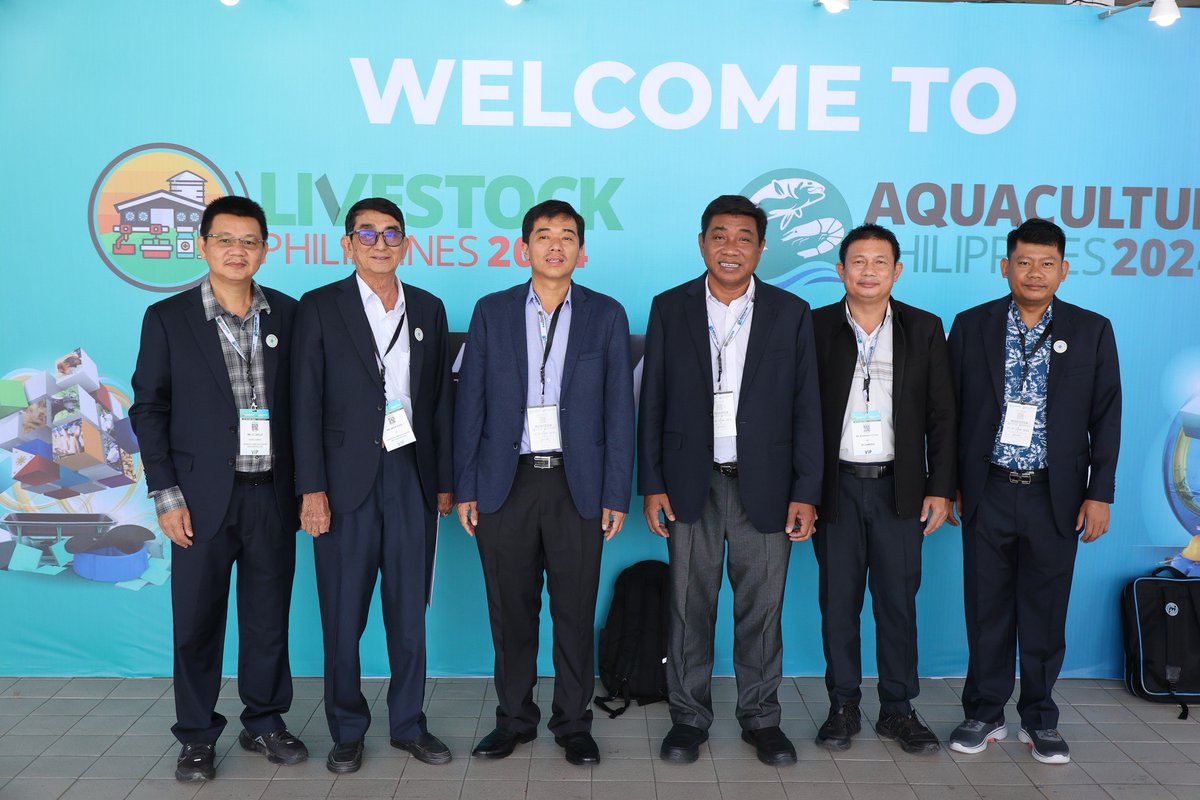 ChetPhirum's tweet photo. Cambodia Livestock Raisers Association delegation attend Livestock &amp; Aquaculture Philippines 2024. It`s great opportunity CLRA`s board chairman share the key activities on Transboundary Animal Diseases and Its Impact on Trade in Cambodia https://t.co/pEysQKoAqH